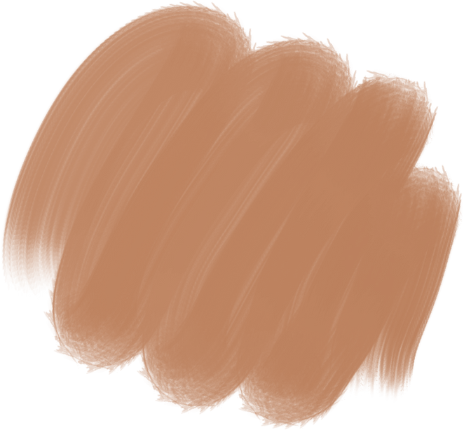 Brown Abstract Watercolor Splotch Brushstroke Shape